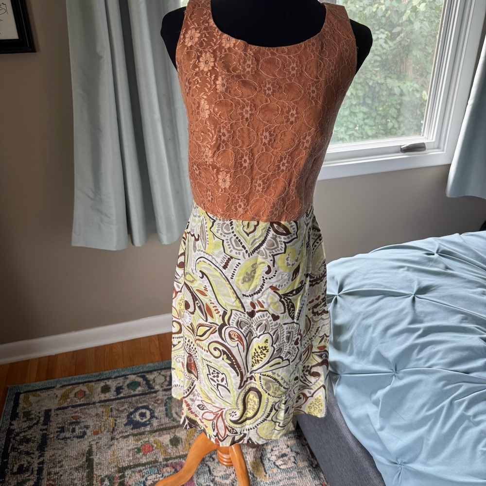 Viotti Sleeveless Mixed Media Dress